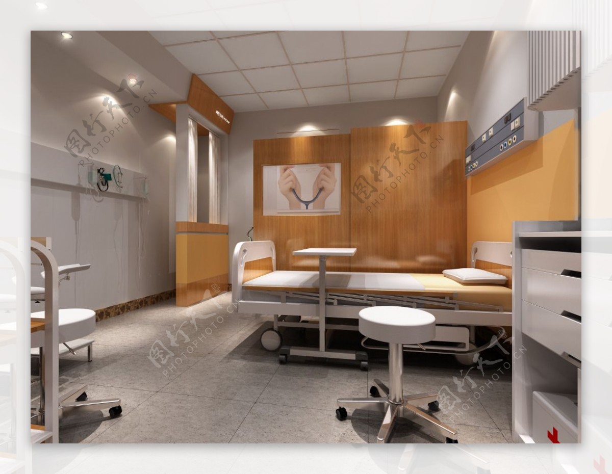 病房室内装饰设计医疗空间设计诊所设计