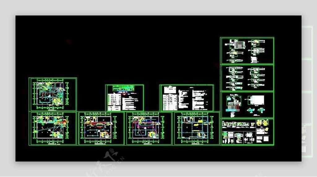 十一层综合楼配电人防电气施工设计图