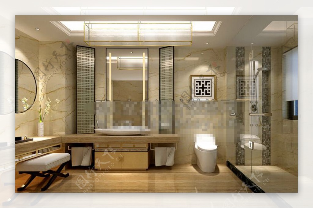 卫浴空间设计3模型