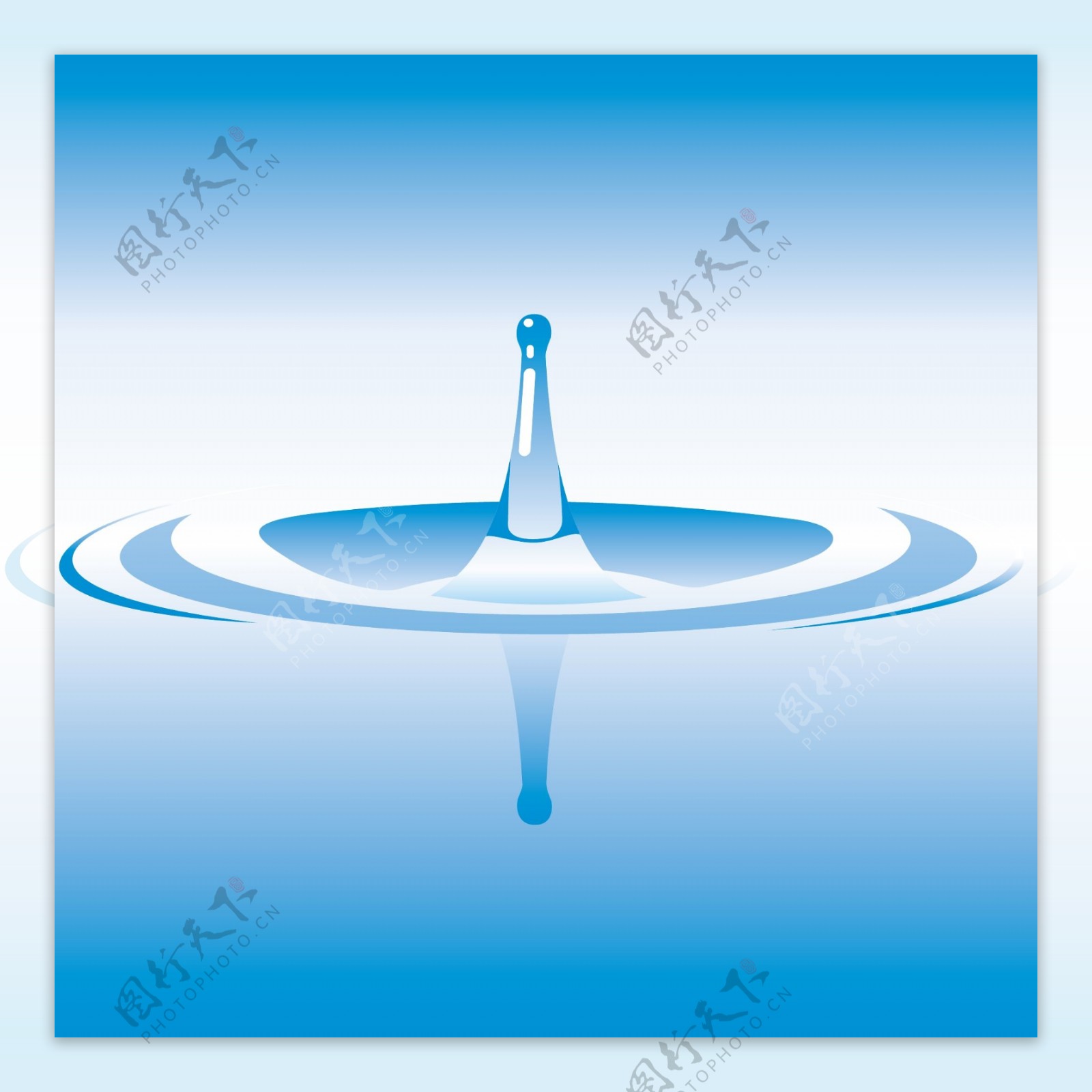 水晶滴新鲜自然水水滴背景图案