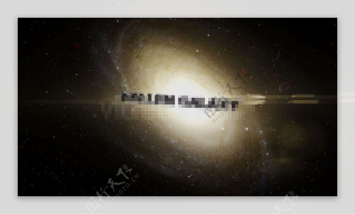 宇宙背景标题展示AE模板