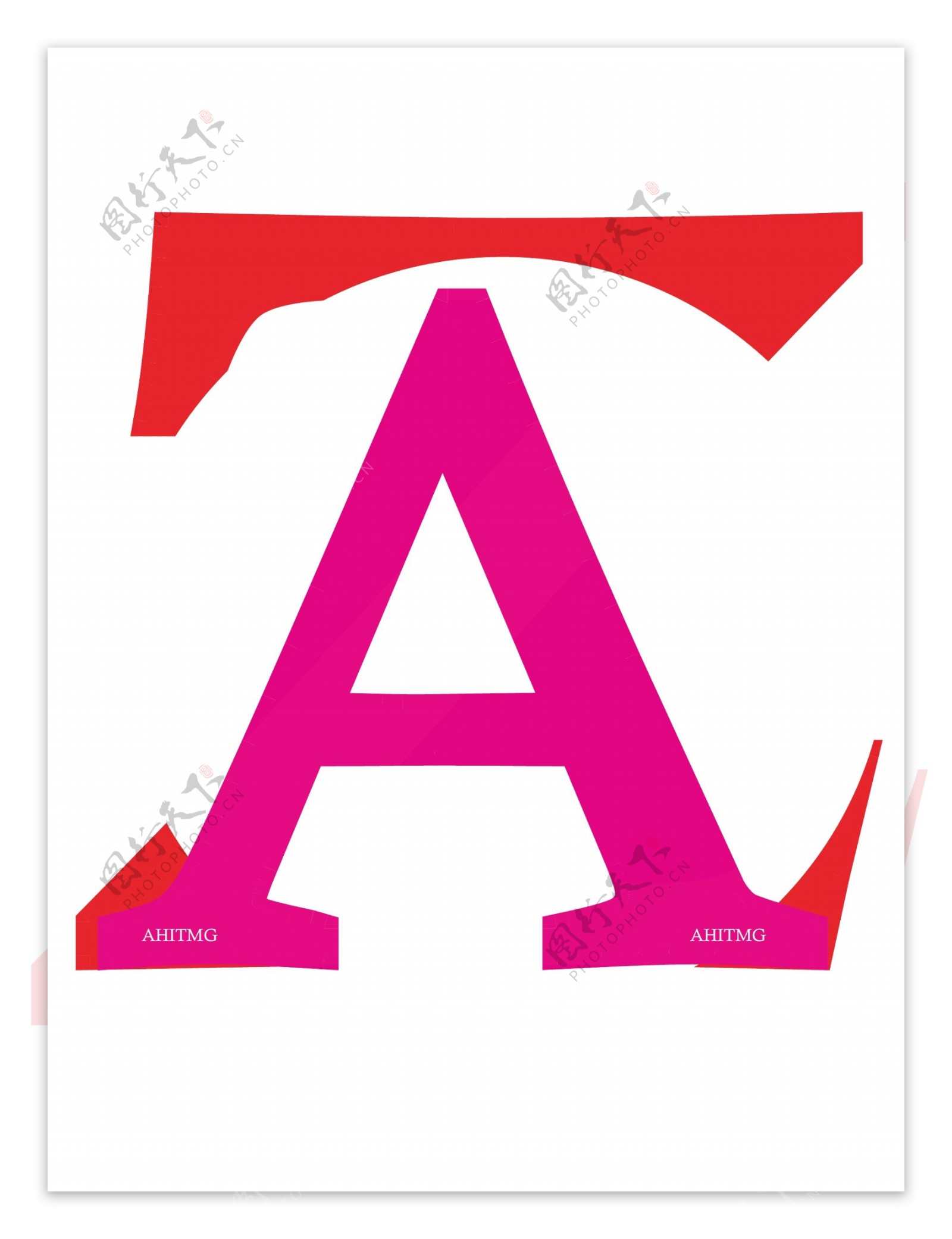 ZA字母圆圈海报广告设计字体海报创意
