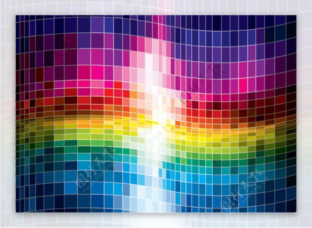 彩色光谱抽象背景