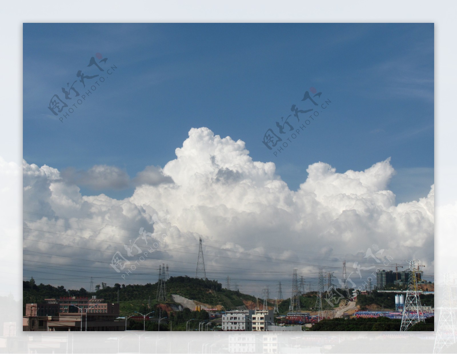 天空工业园白云图片