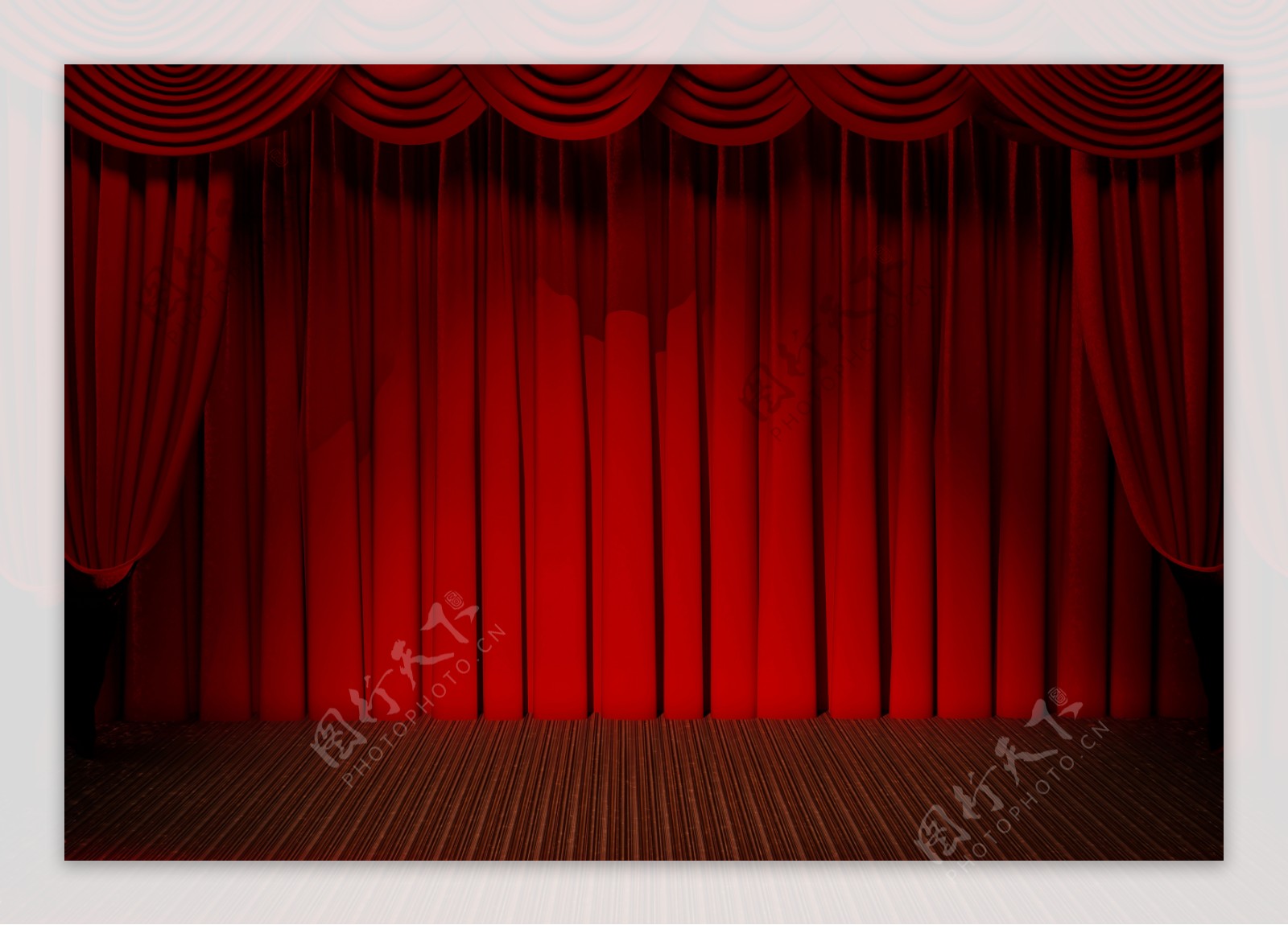 红色舞台背景高清图片