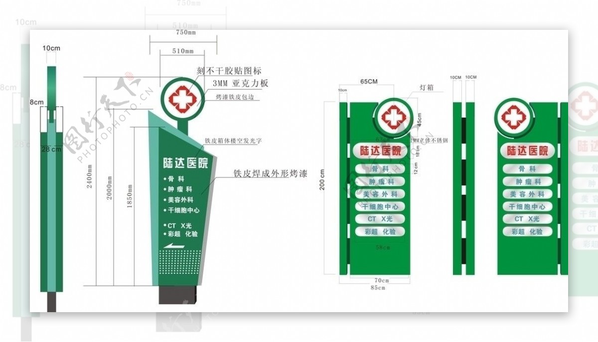 医院指示牌