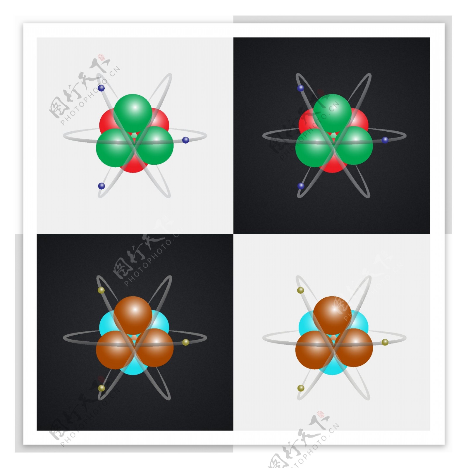 原子矢量图图片