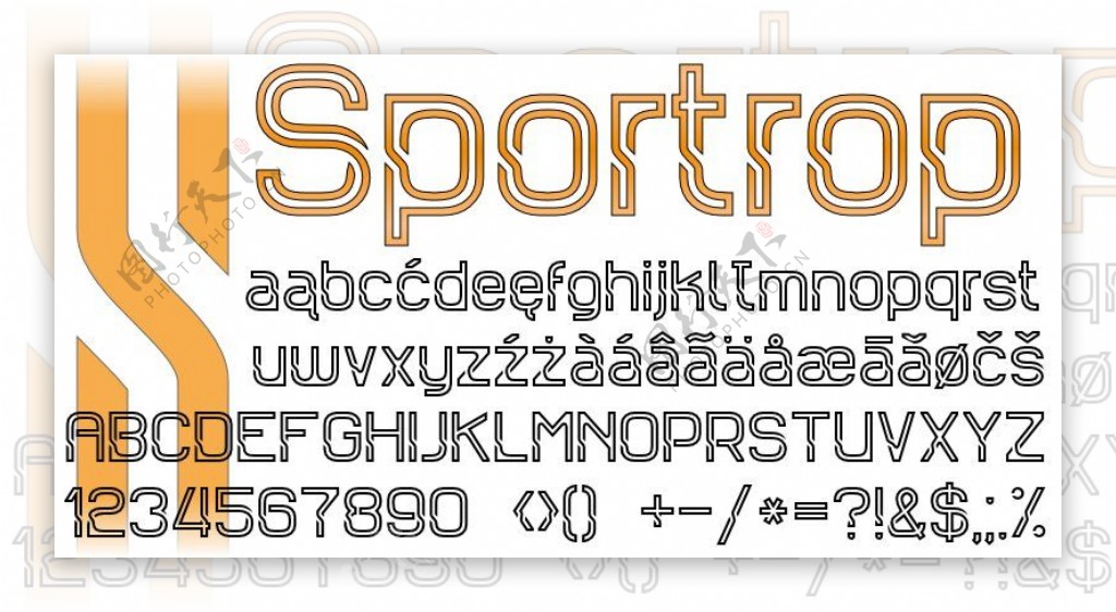 sportrop字体