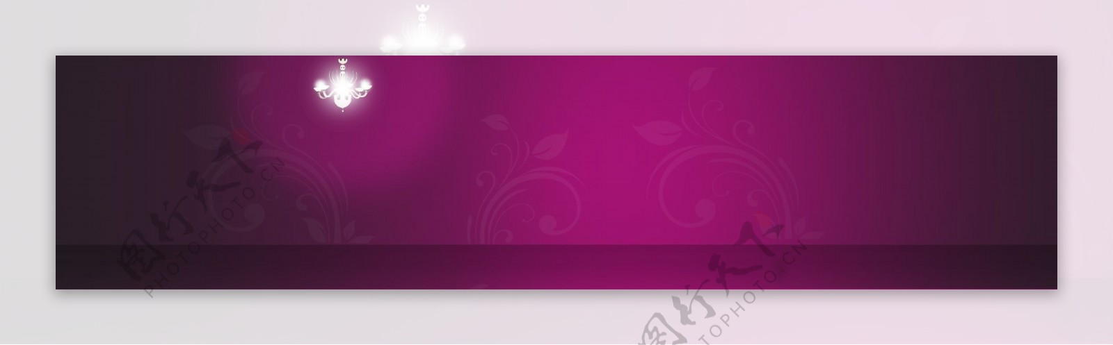 紫色花纹珠宝奢华背景banner