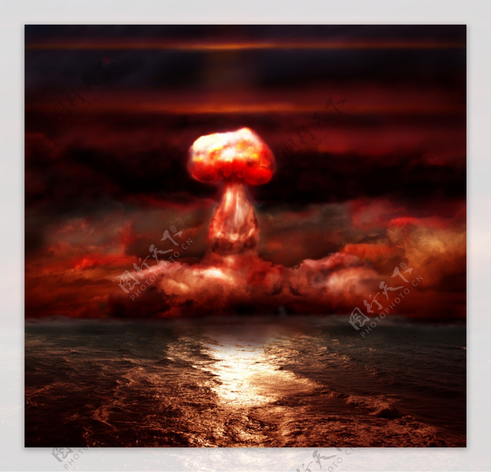 海边原子弹爆炸