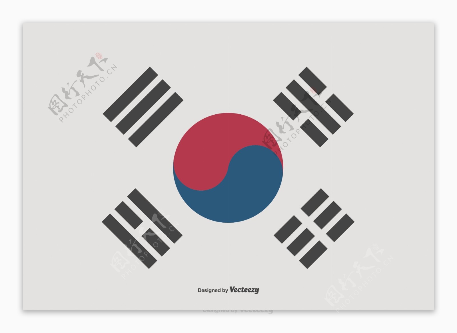 垃圾韩国国旗