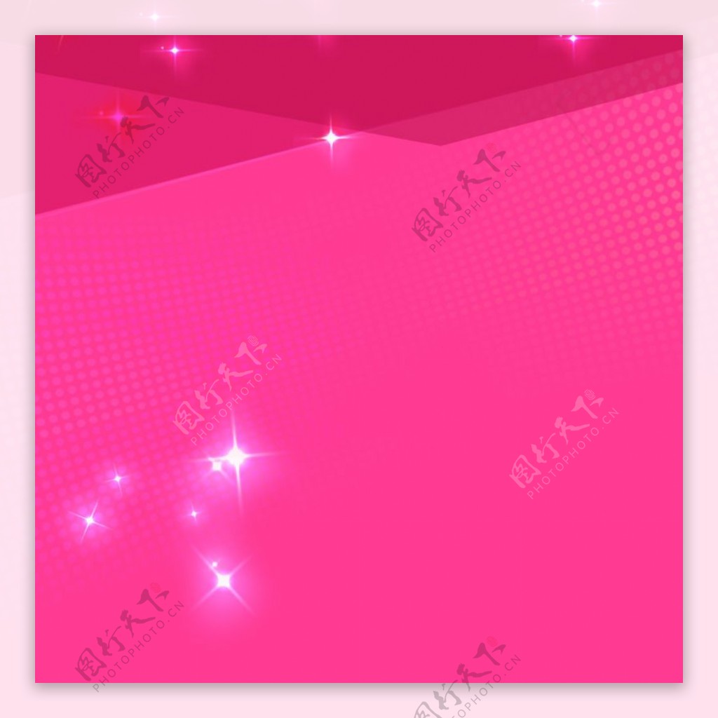 粉红色多边形星光背景