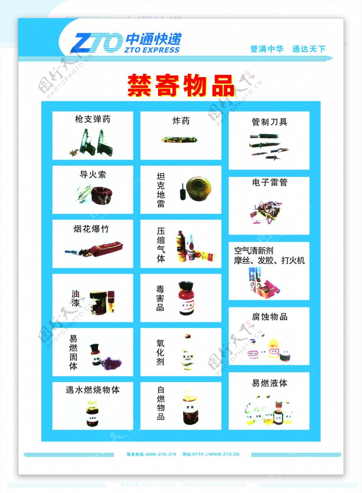 禁寄物品