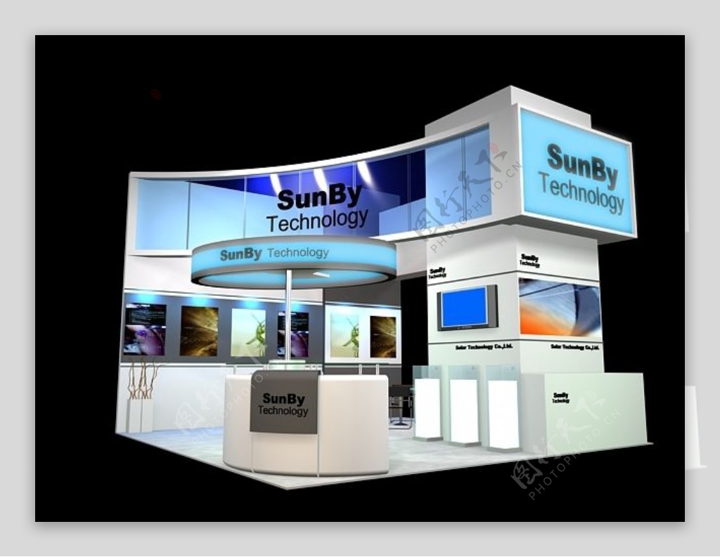 SunBy展览模型