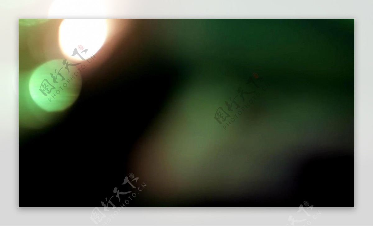 绿白柔光闪烁变换漏光光效视频素材