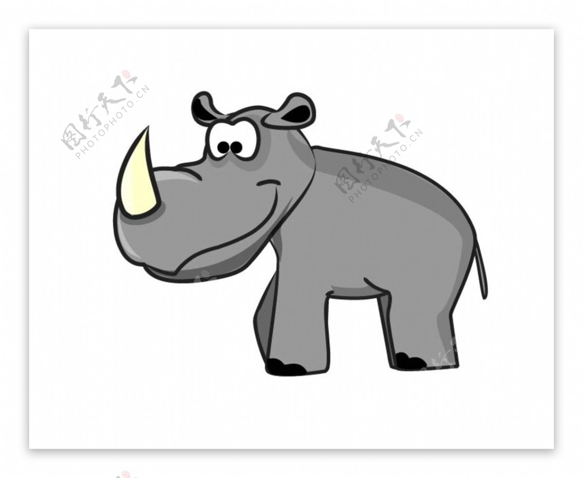 《保护动物——犀牛》|插画|插画习作|xiao宇bu雨 - 原创作品 - 站酷 (ZCOOL)