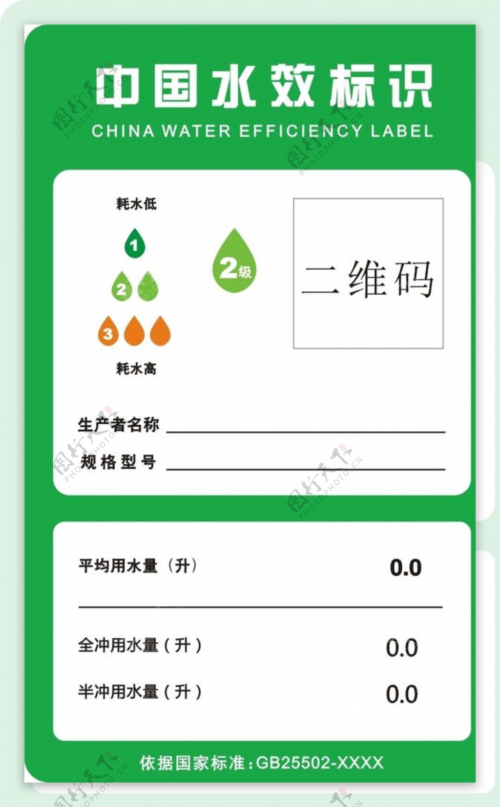中国水效标识