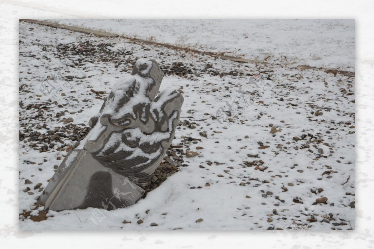 大明宫雪景