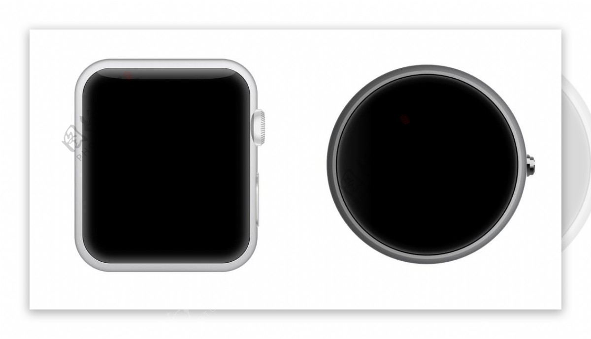苹果智能手表模型实物图标sketch素材