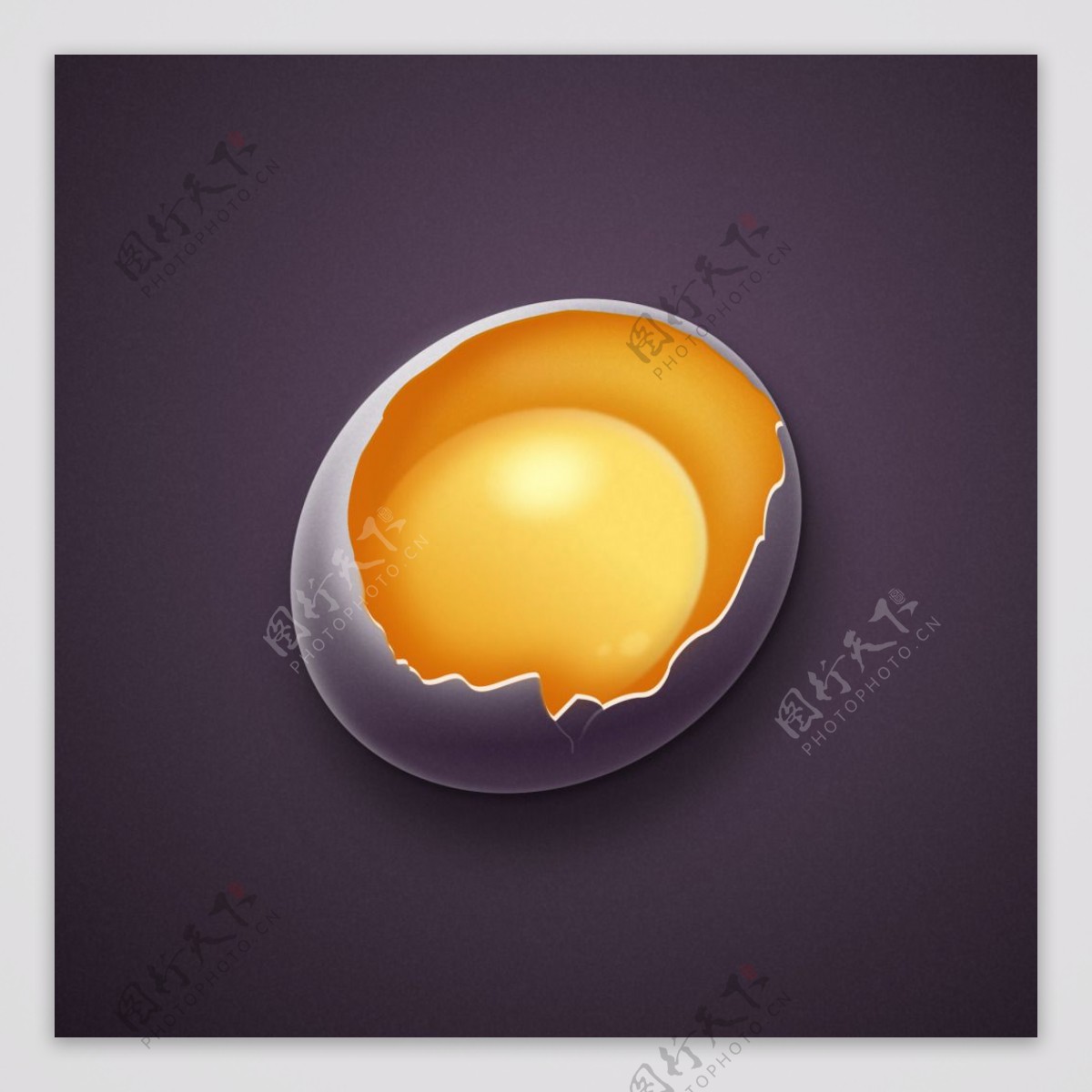 一枚鸡蛋实物图标sketch素材