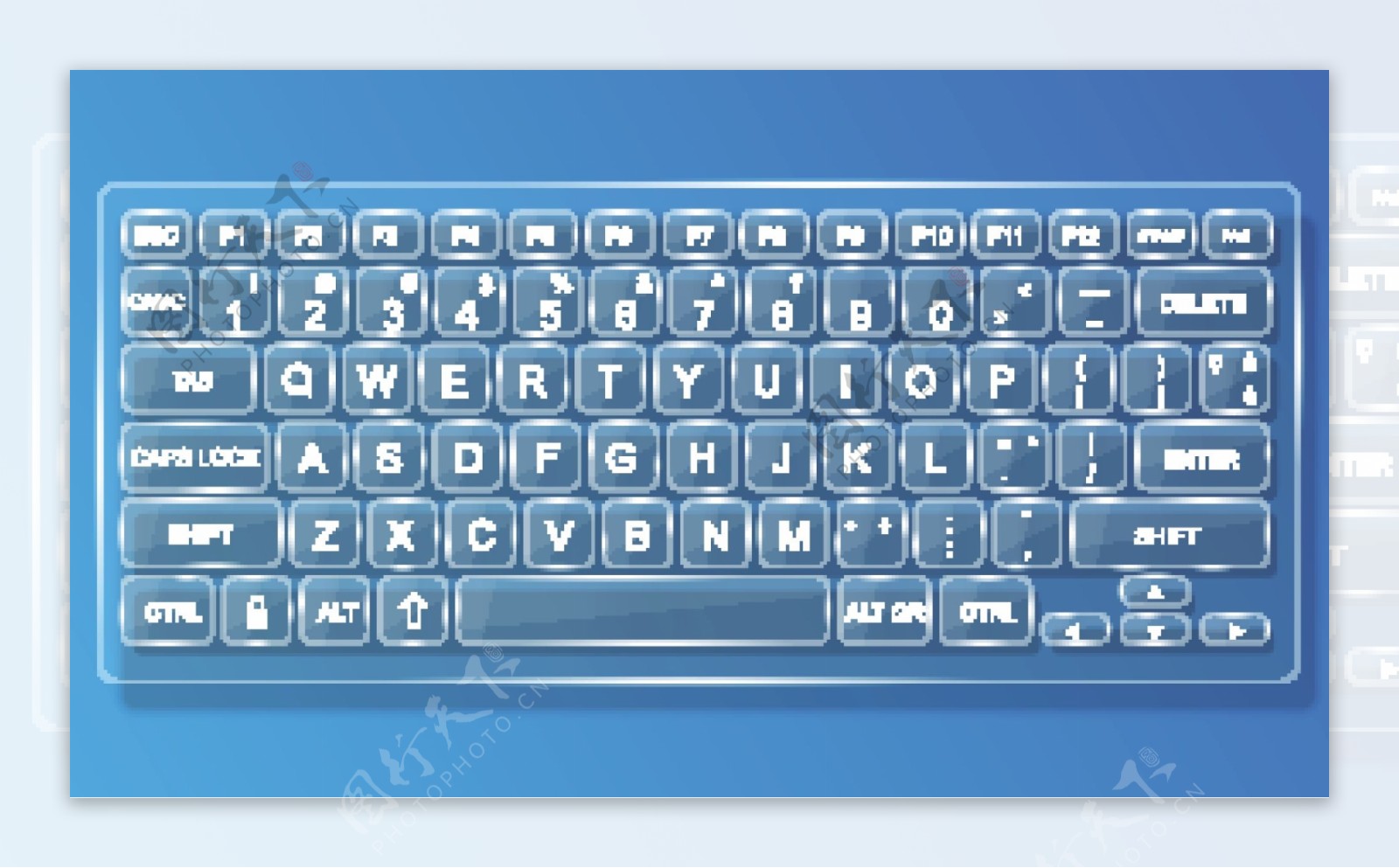 键盘玻璃