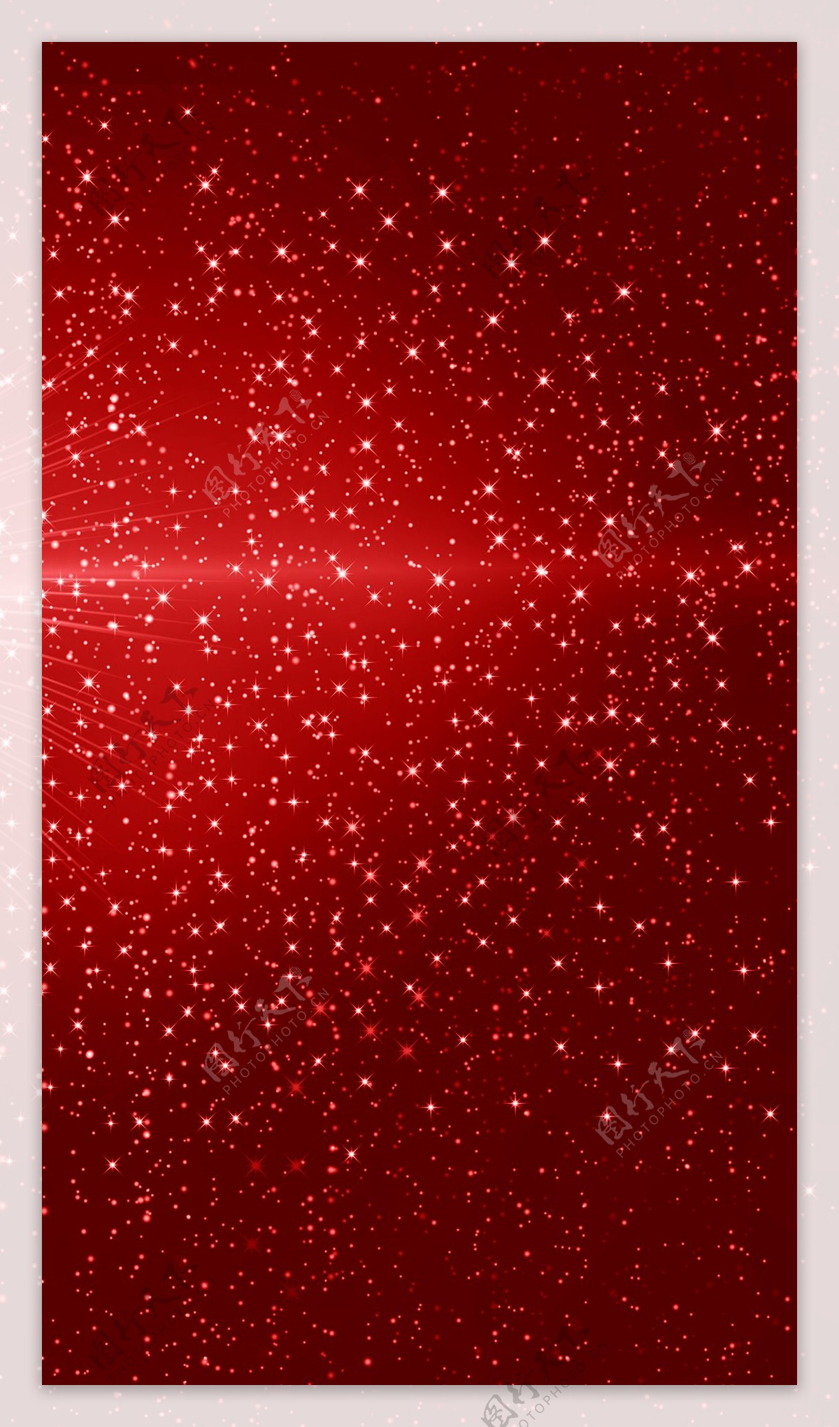 梦幻红色星光点H5背景素材