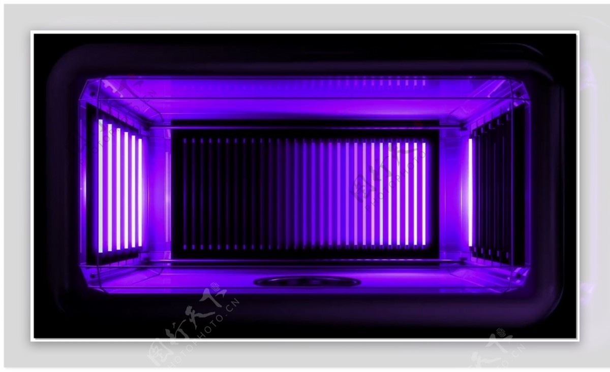 动态紫色箱体视频素材