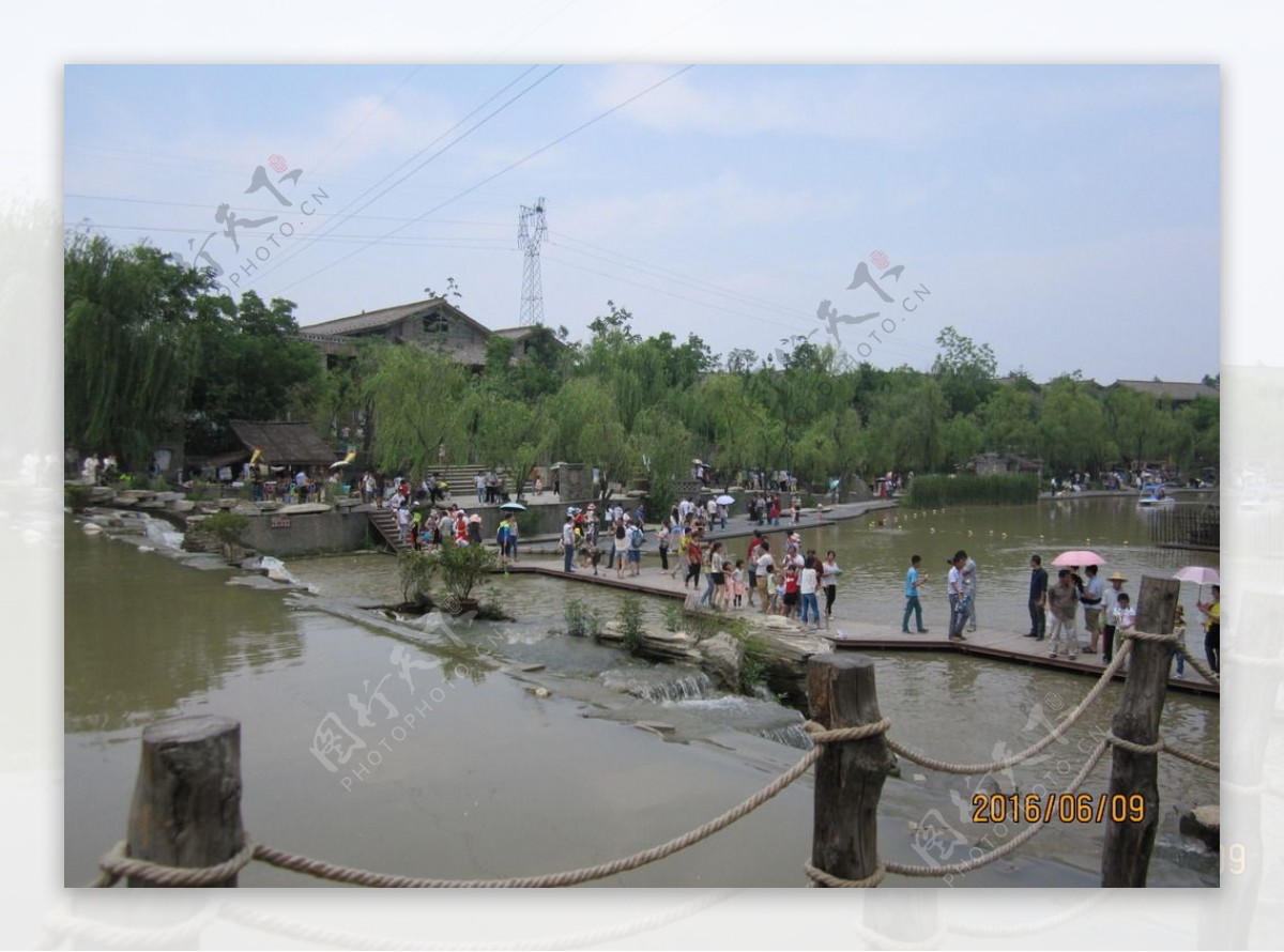 中国第一水街周至沙河湿地公园