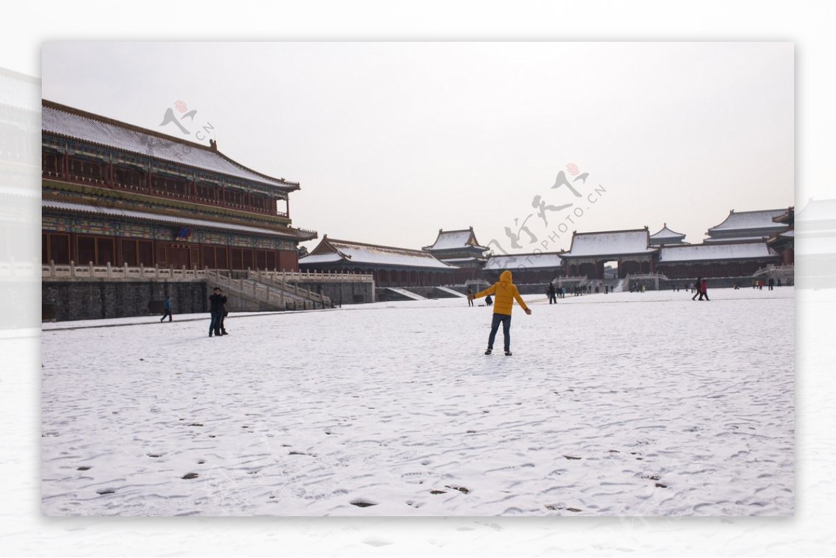 雪色故宫