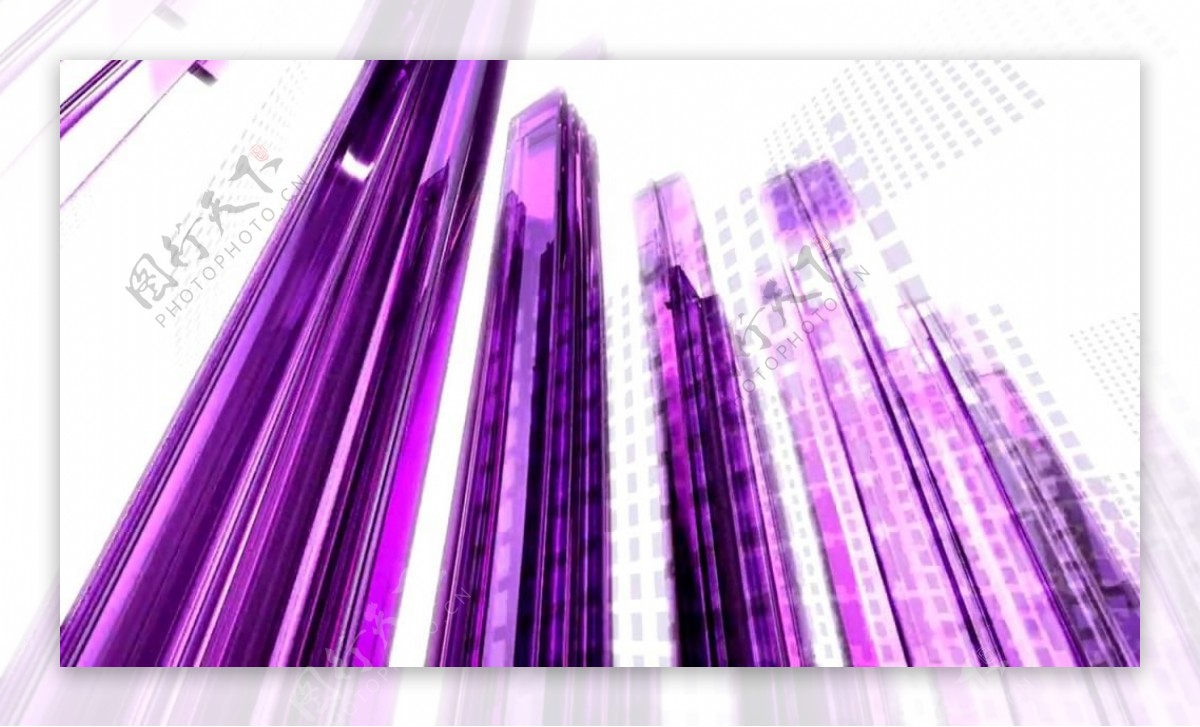 紫色立体动感发散炫光特效视频素材