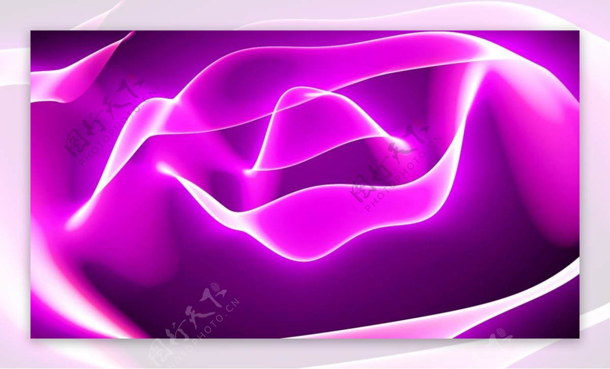 紫色抽象丝绸般条形运动梦幻