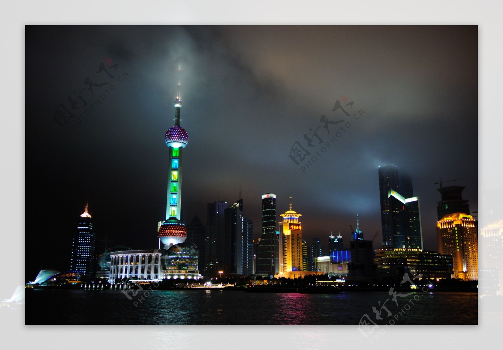 上海浦东的夜景