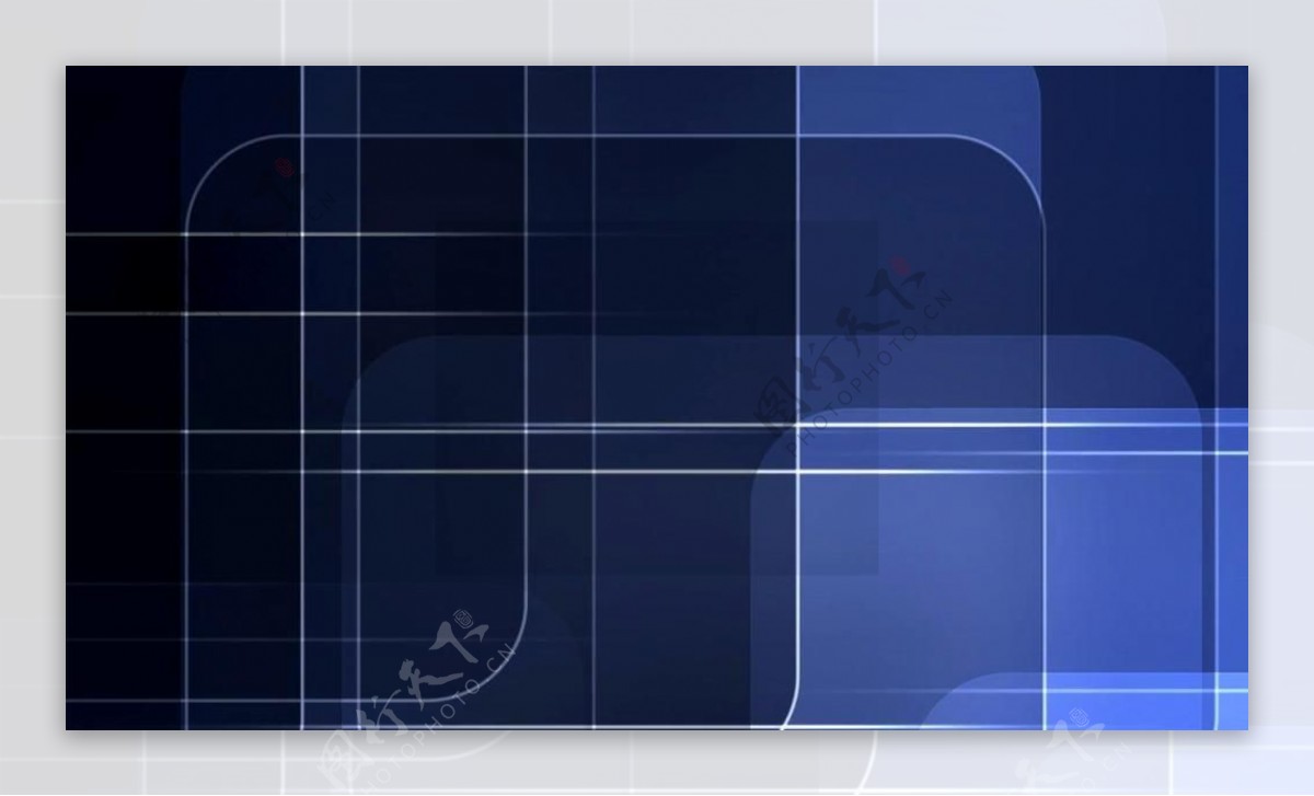 蓝色线条板块交织运动视频素材