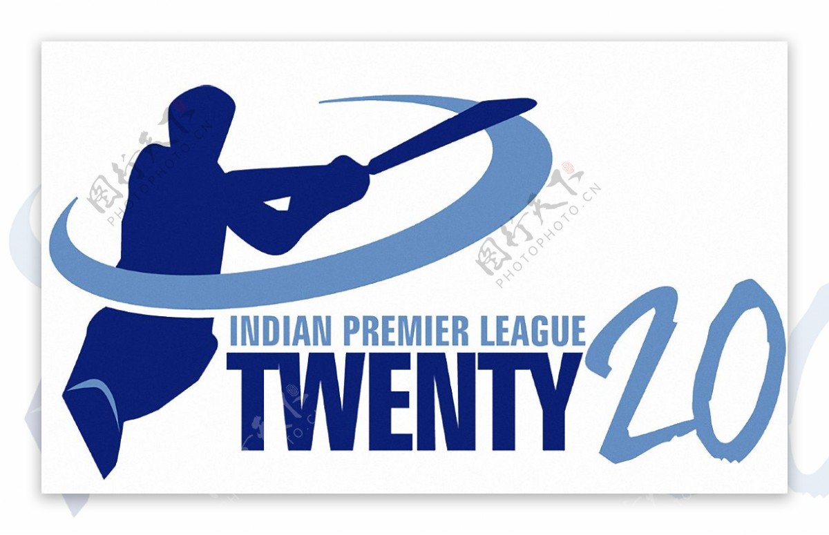 印度板球联赛20年标志