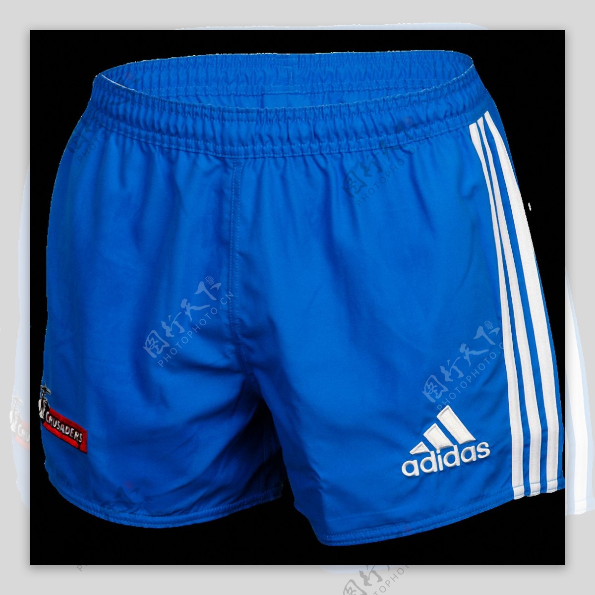 蓝色运动短裤免抠png透明图层素材