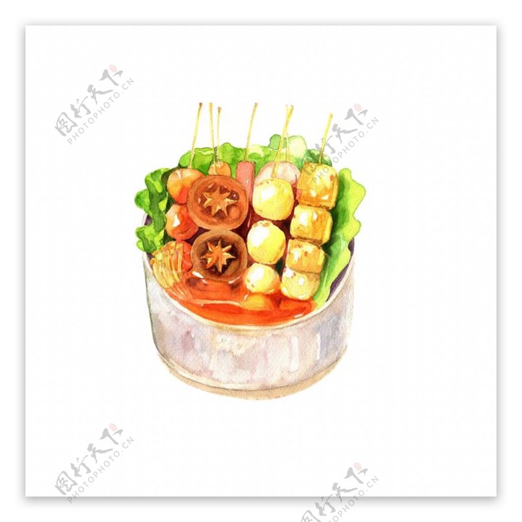 蔬菜火锅元素素材图片