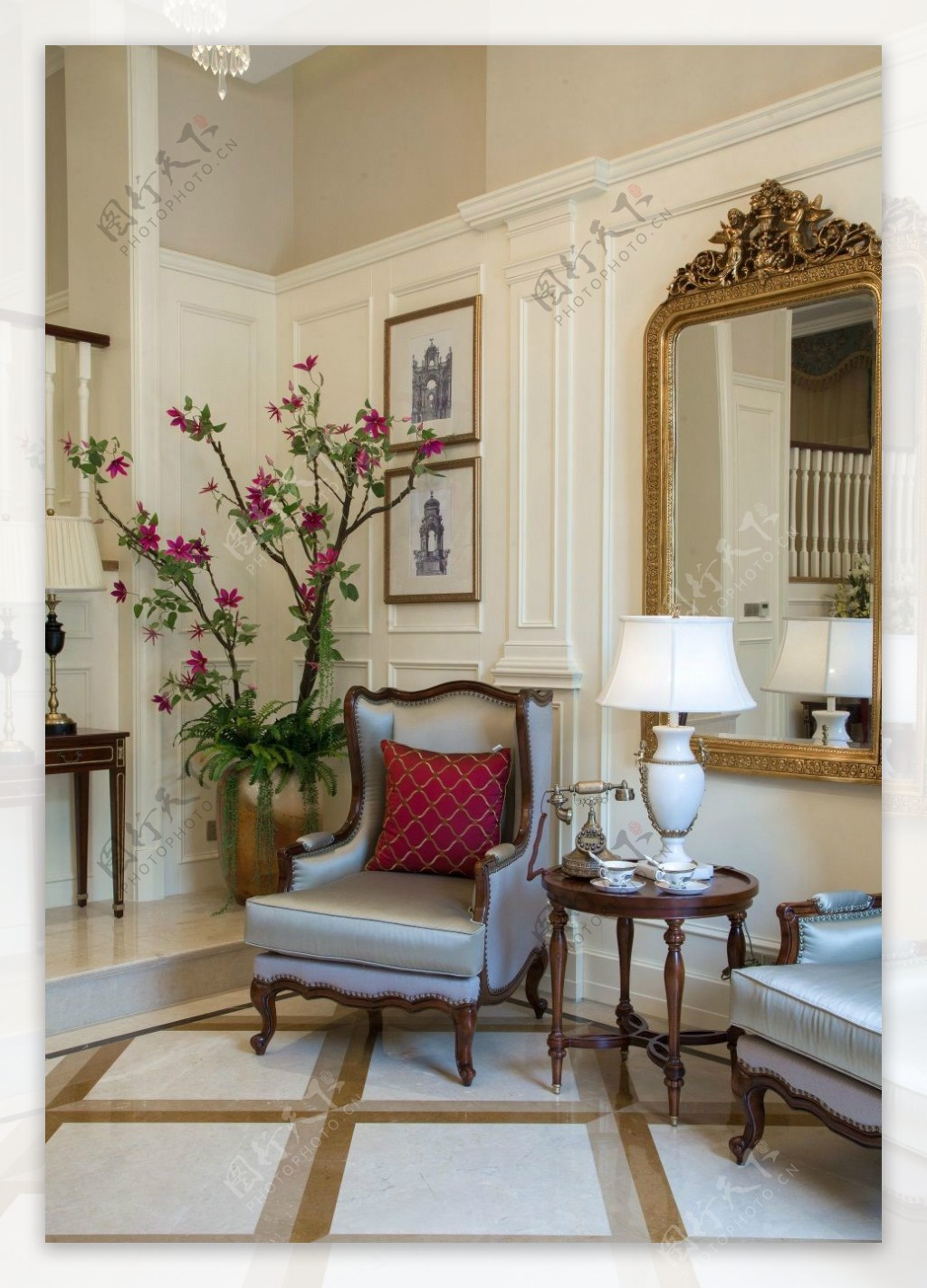 典雅时尚客厅客厅实木桌椅装修效果图
