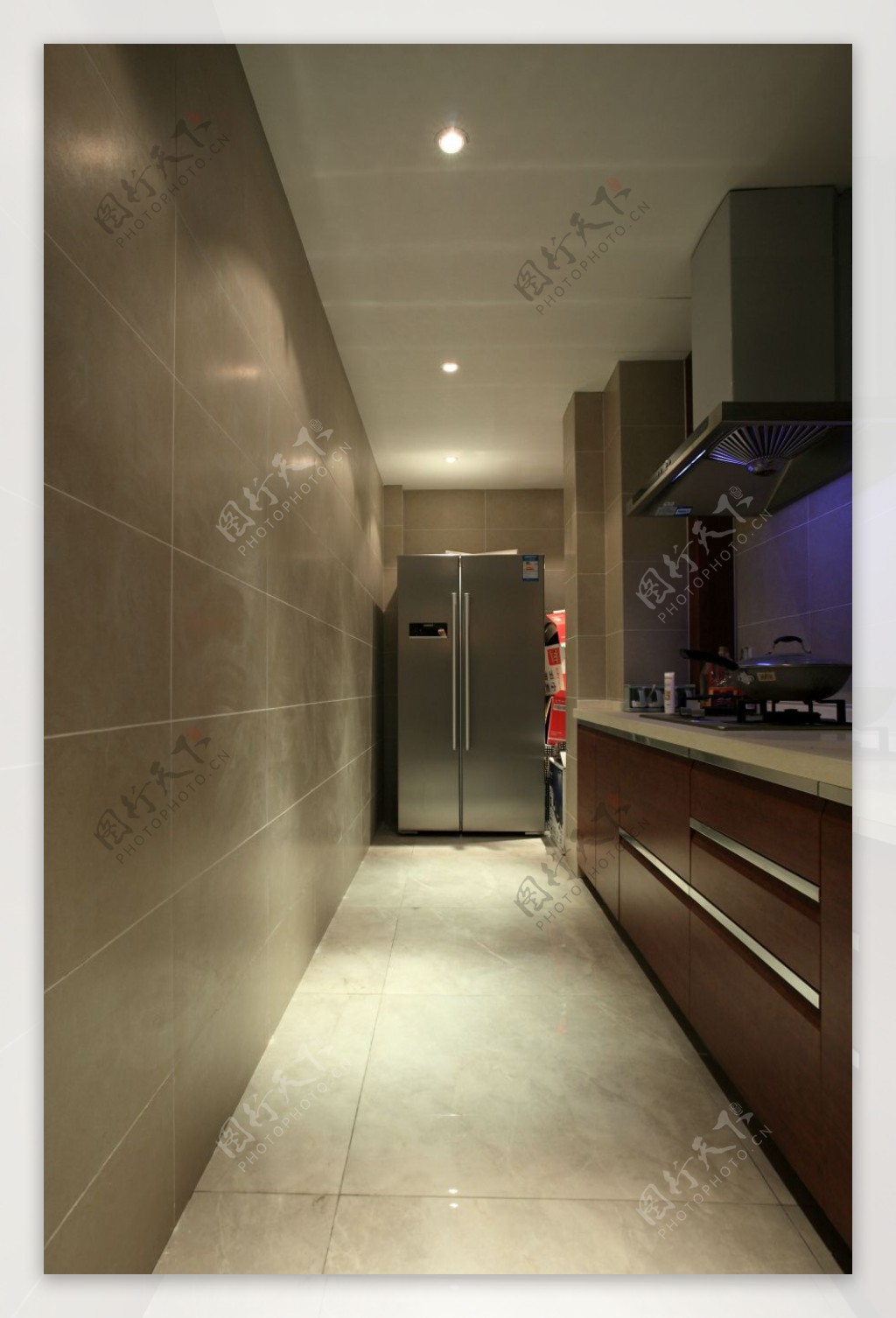 现代简约风室内设计厨房场景效果图源文件
