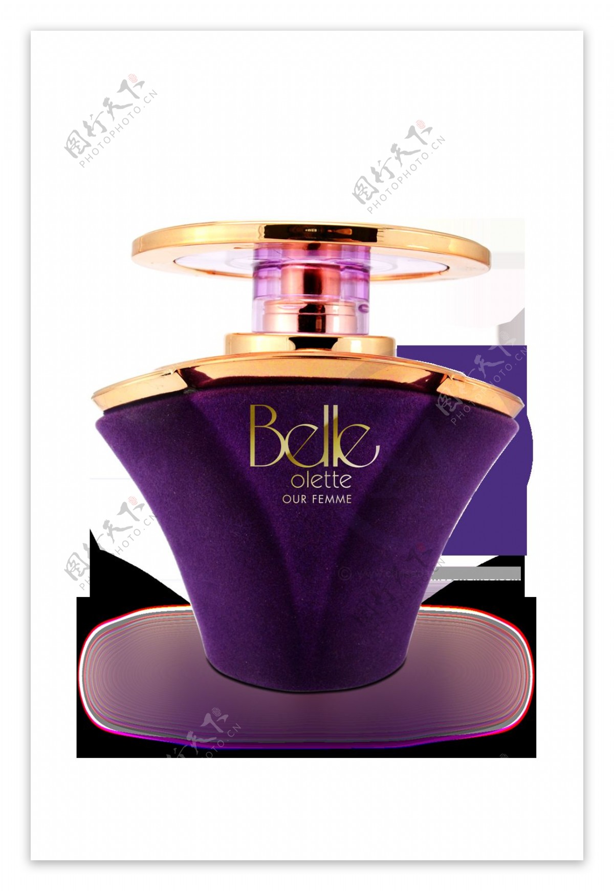 紫色香水瓶子免抠png透明素材