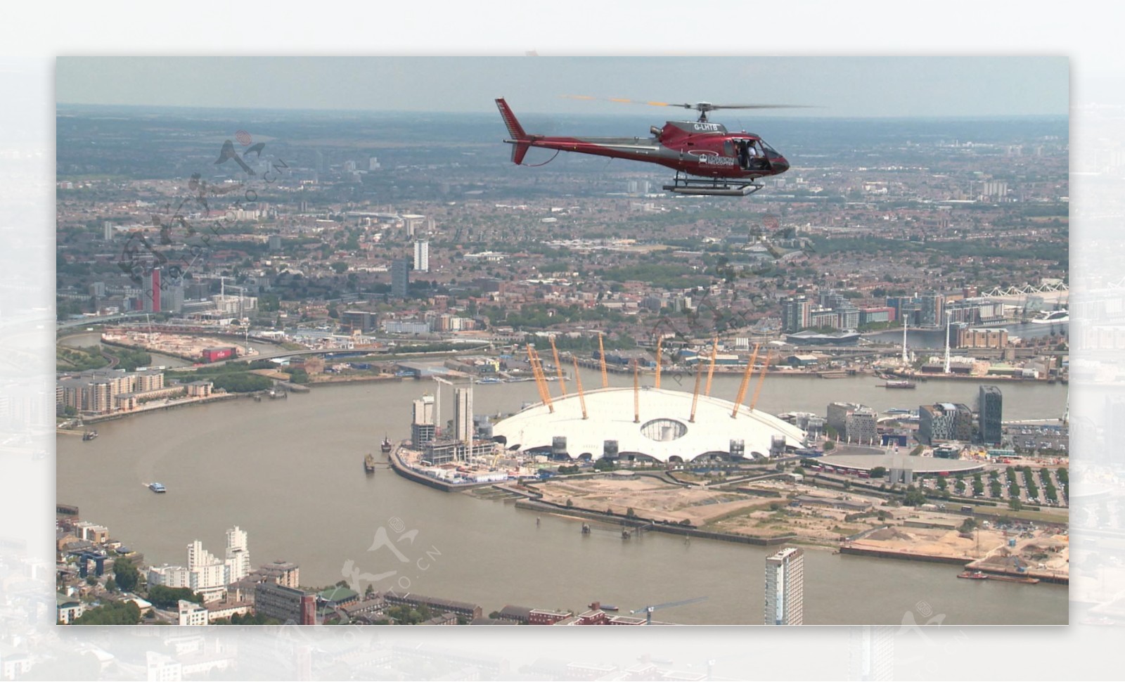 伦敦航空直升机和圆顶