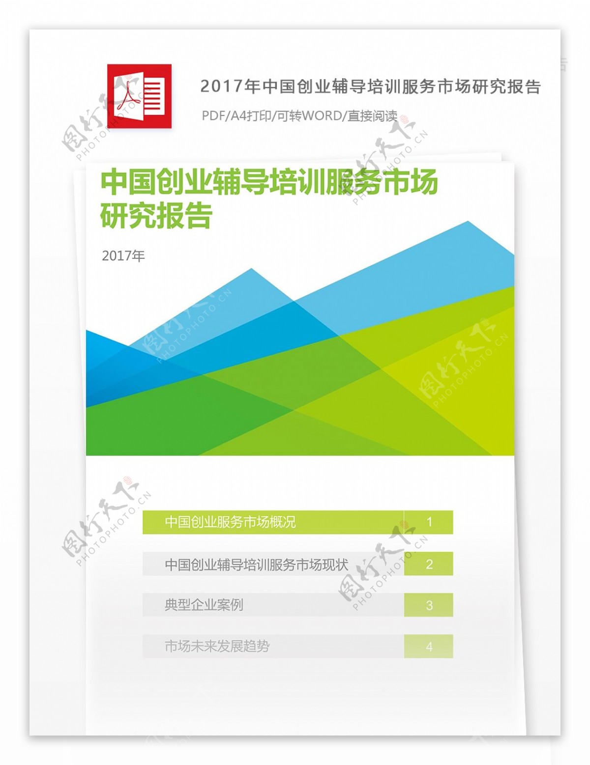 中国创业辅导培训服务市场研究分析报告800字实例