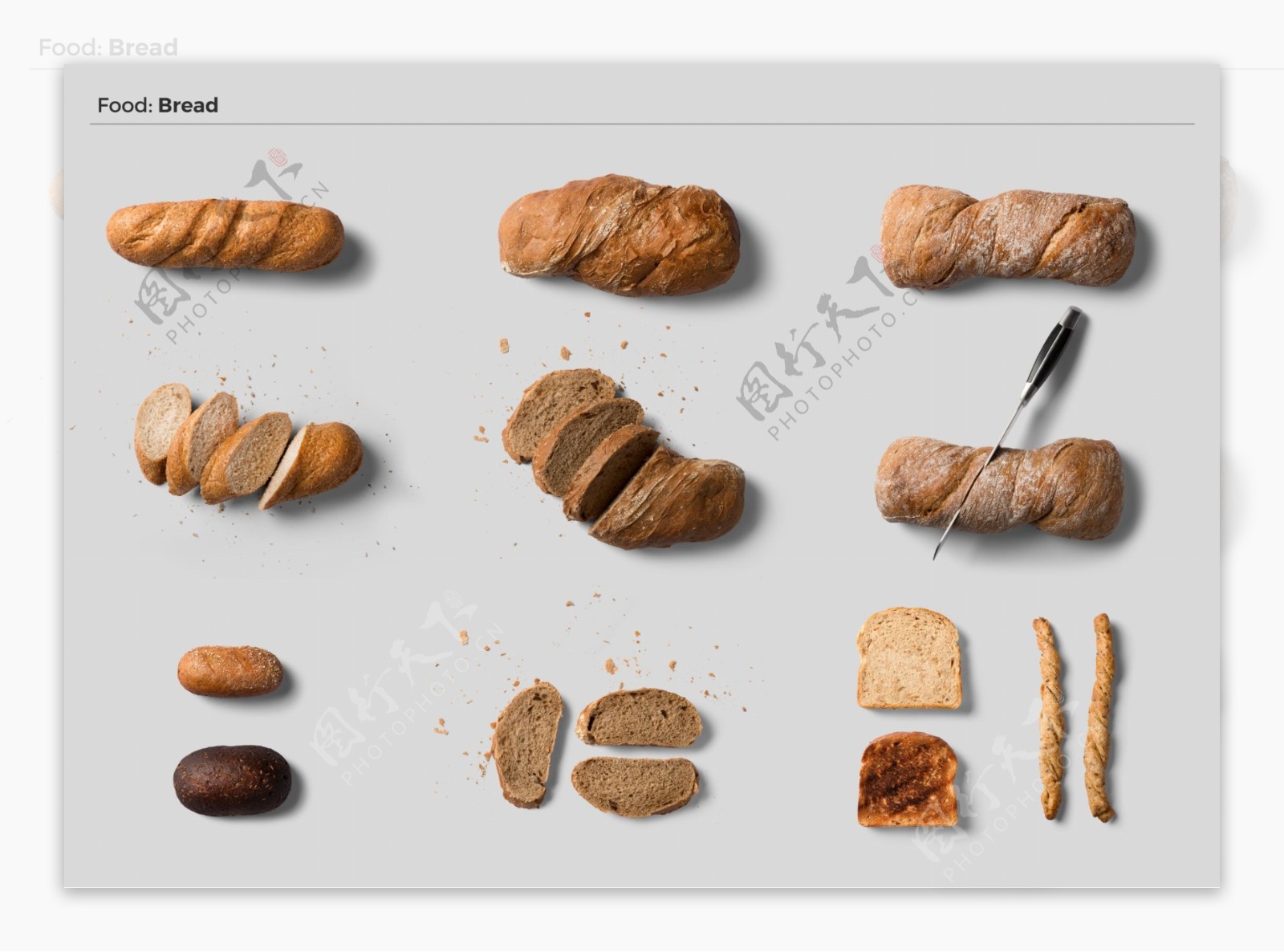 简简单单欧式面包背景psd源文件