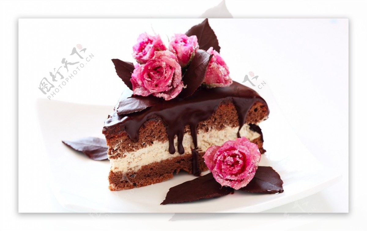 巧克力玫瑰蛋糕