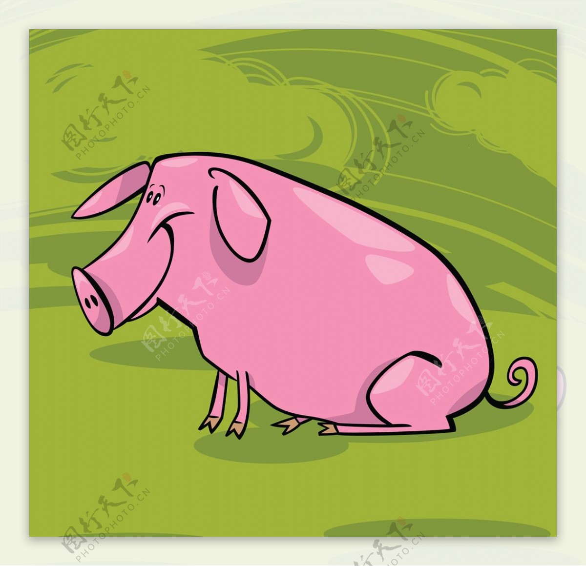 母猪手绘图. 母猪. 矢量图涂鸦风格卡通插图 向量例证. 插画 包括有 动物区系, 线路, 可笑, 野生生物 - 285751948