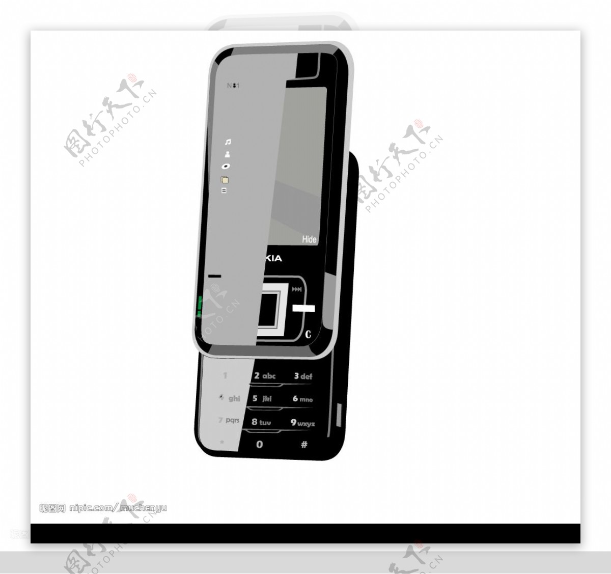 诺基亚N81矢量手机