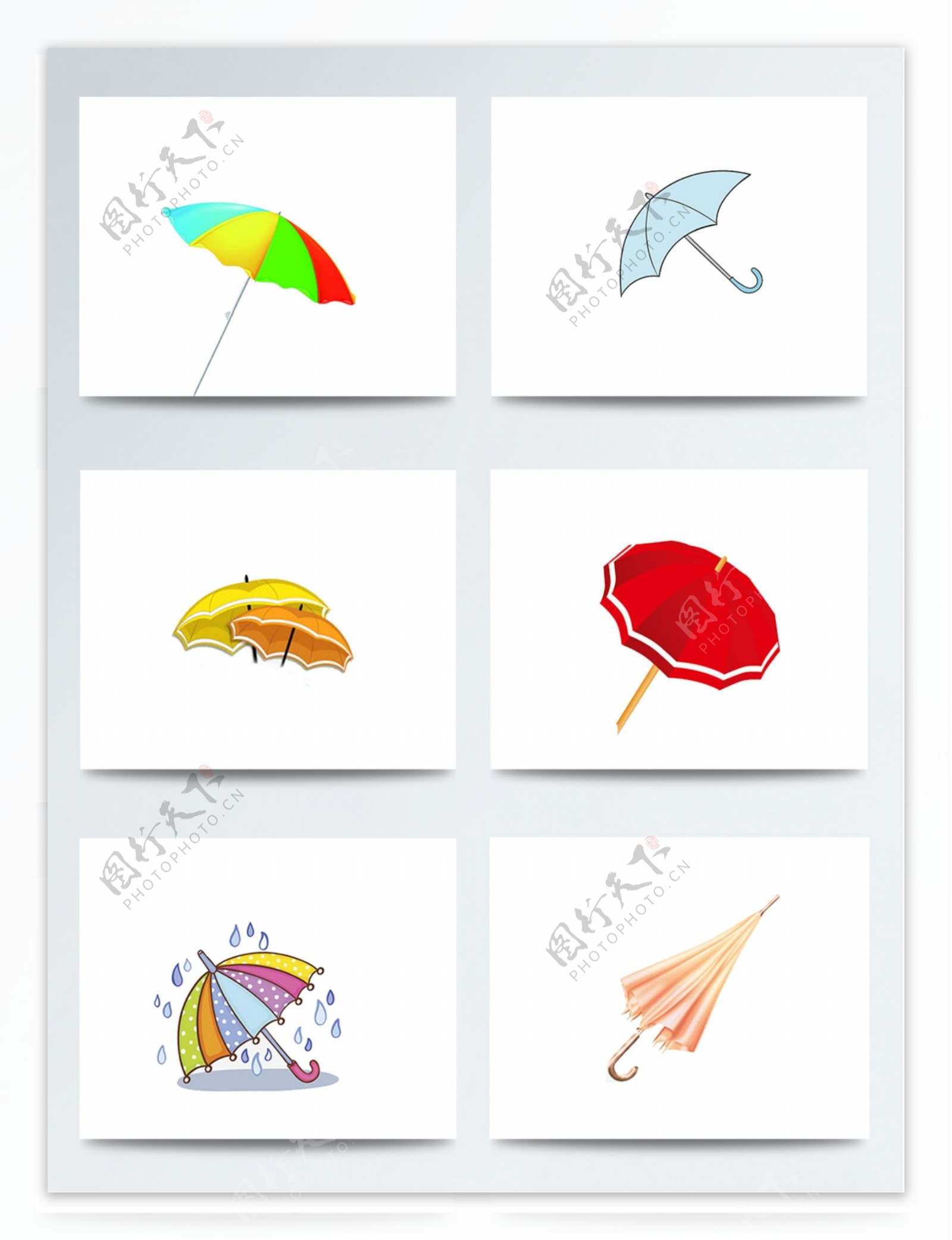 手绘时尚美观雨伞