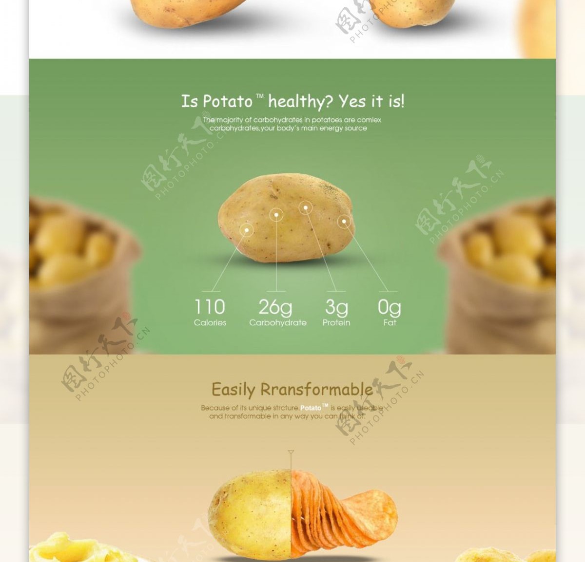 马铃薯淘宝网页设计