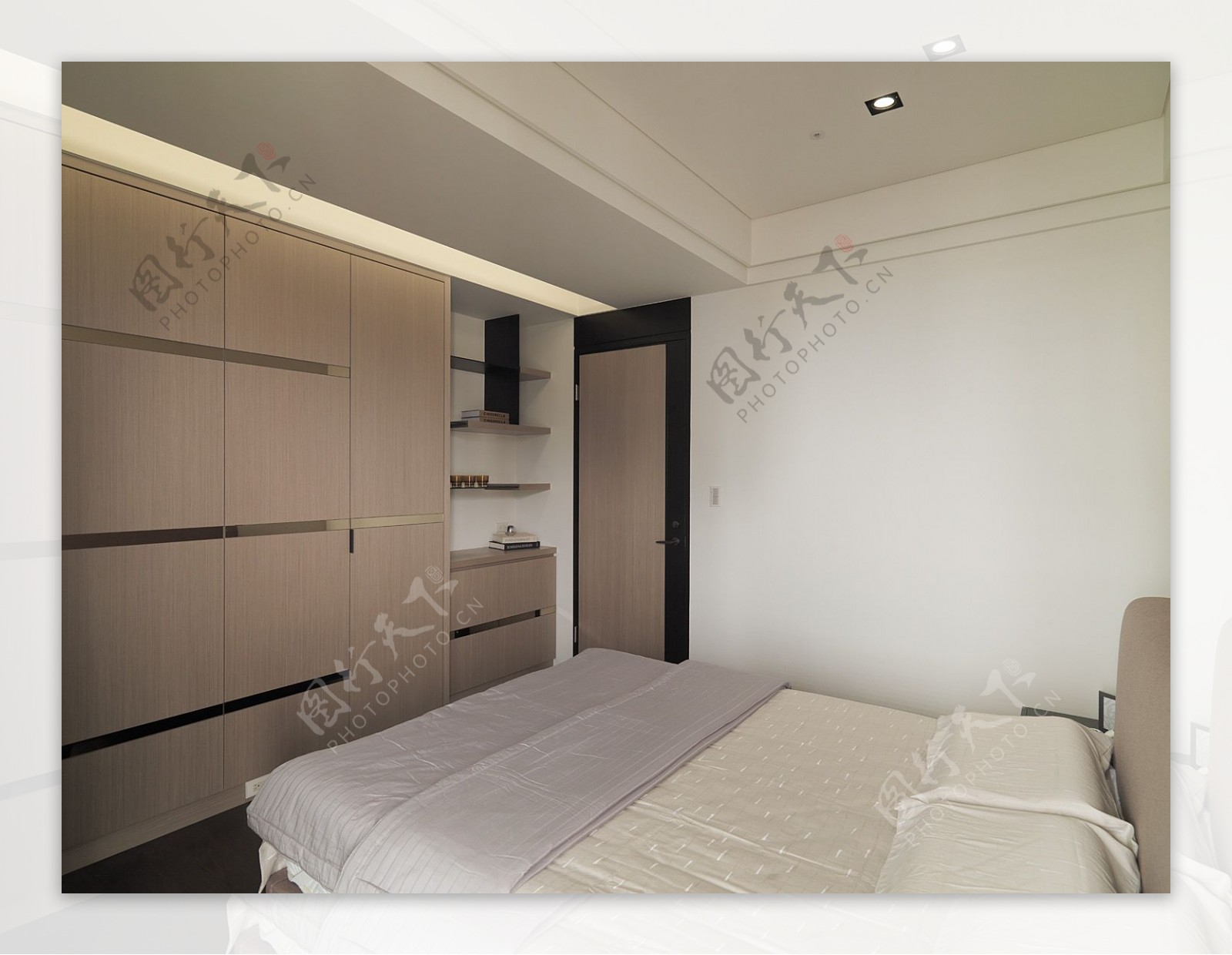 简单淡色设计卧室效果图