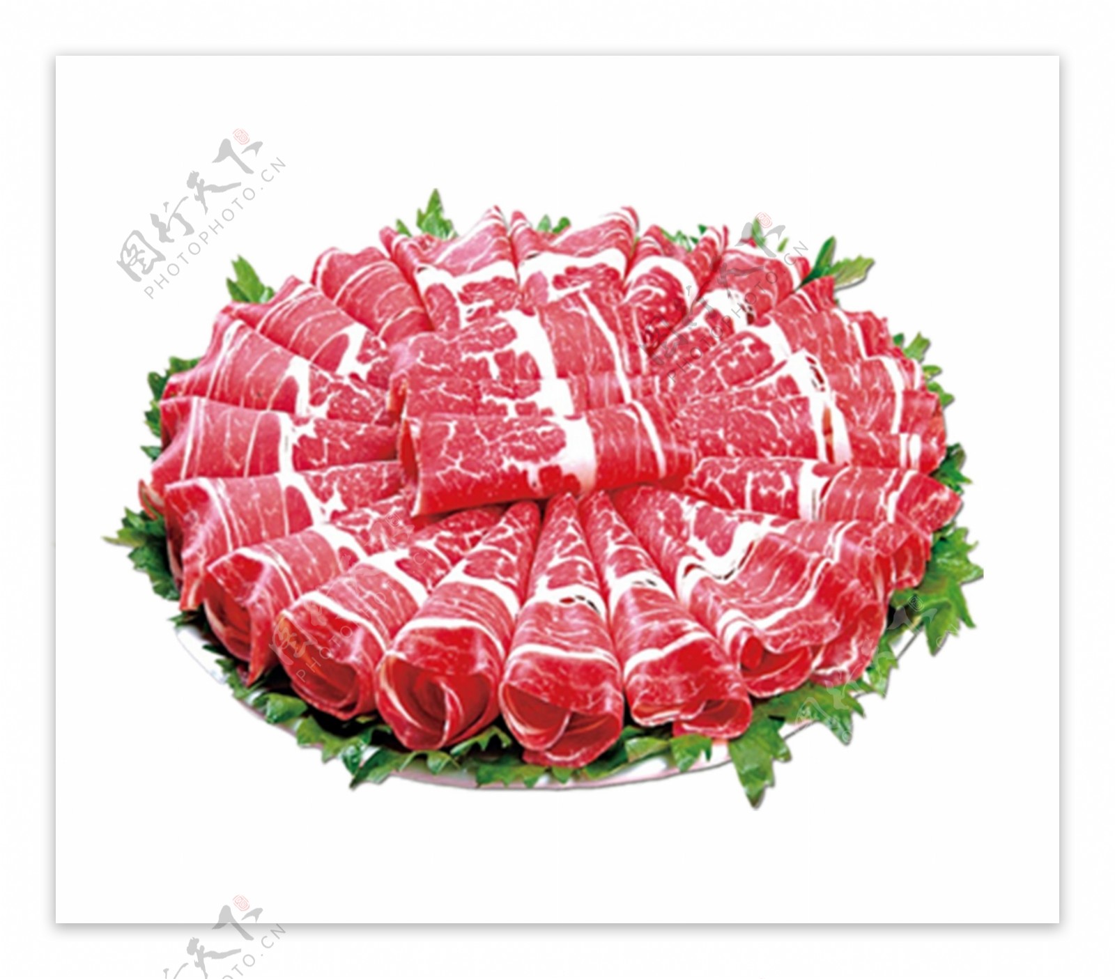 羊肉卷免抠美食图案