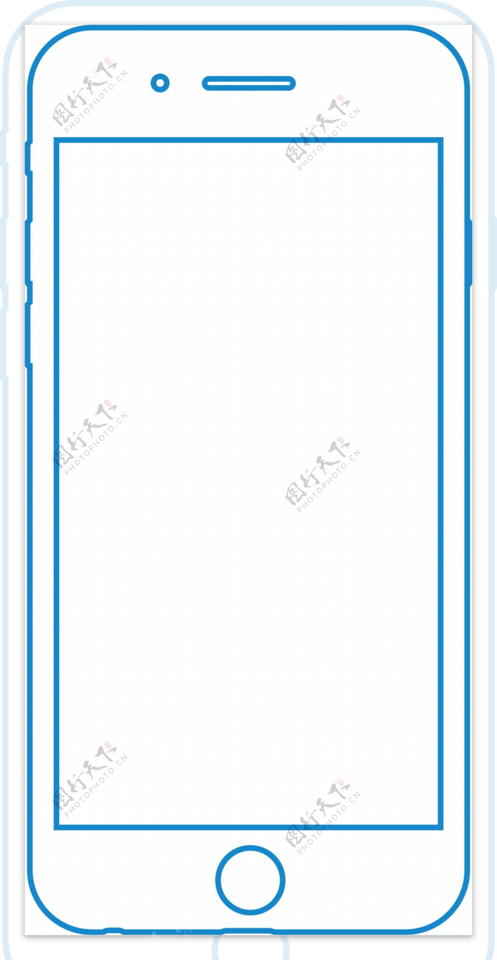 iphone6线框图